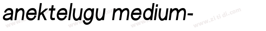 anektelugu medium字体转换